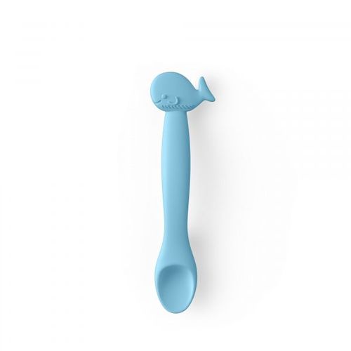 Cuillère Bébé Baleine Bleue