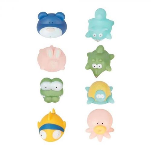 Lot De 8 Jouets De Bain Rigolos Splash Pastel