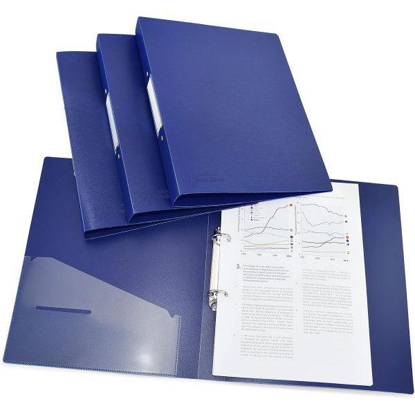 Cuir Classeur organisateur budget en cuir, planner budget format A6 Couleur  Bleu ciel à prix pas cher