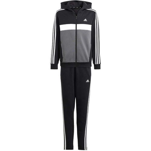 Survêtement Tiberio 3-Stripes Colorblock Fleece Noir - Ib4094 - 15-16 A