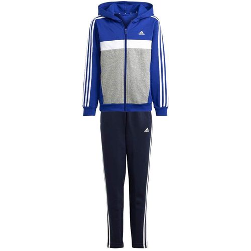Survêtement Tiberio 3-Stripes Colorblock Fleece Bleu - Ij8805 - 15-16 A