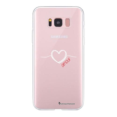 Coque Samsung Galaxy S8 360 Intégrale Transparente Coeur Blanc Amour Tendance La Coque Francaise.