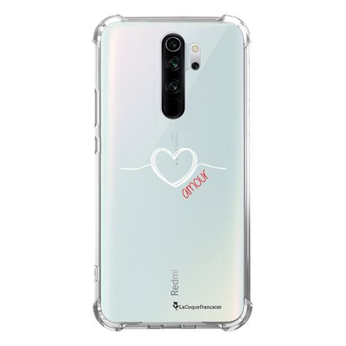 Coque Xiaomi Redmi Note 8 Pro Anti-Choc Souple Angles Renforcés Transparente Coeur Blanc Amour La Coque Francaise