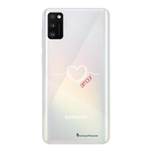 Coque Samsung Galaxy A41 360 Intégrale Transparente Coeur Blanc Amour Tendance La Coque Francaise.