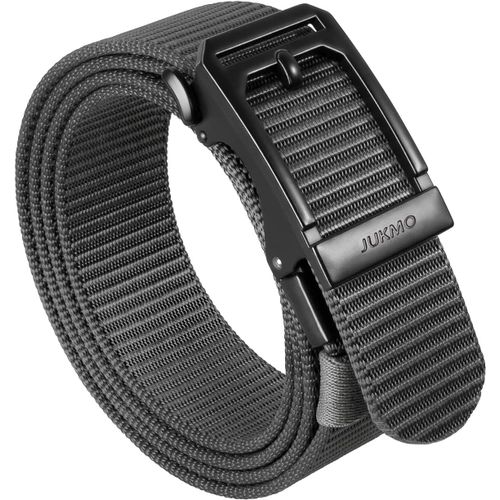 Ceinture Tactique ¿¿ Cliquet Pour Homme En Nylon De 3,8 Cm Avec Boucle Coulissante Automatique, Bordure R¿¿Glable