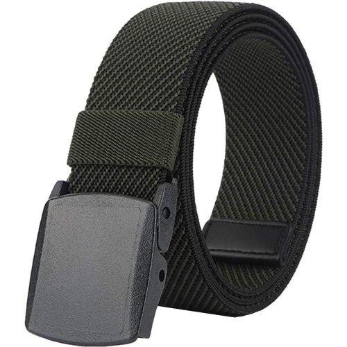 Ceinture ¿¿Lastique Pour Homme, Boucle En Plastique, Sans M¿¿Tal Ceinture Homme Extensible Pour Le Travail