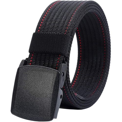 Ceinture En Nylon Homme - Boucle En Plastique - Sangle De Ceinture Enti¿¿Rement R¿¿Glable Pour Le Travail