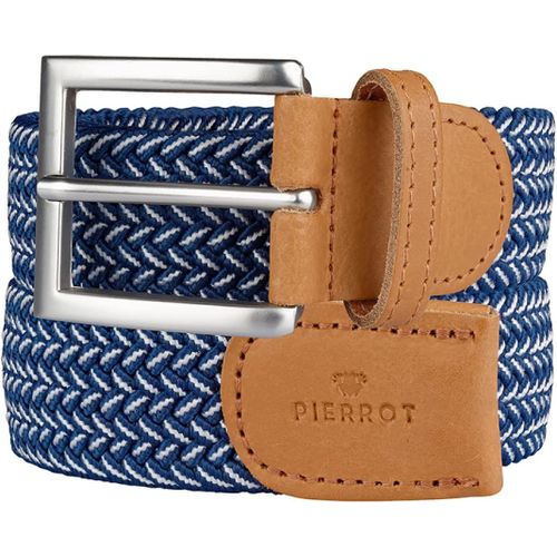 Ceinture Tress¿¿E ¿¿Lastique Made In France - Ceinture Elastique Pour Hommes ¿¿Tirable Avec Tissu Souple 105cm ¿¿ 120cm - Fabrication Artisanale Boucle En Acier & Finitions En Cuir