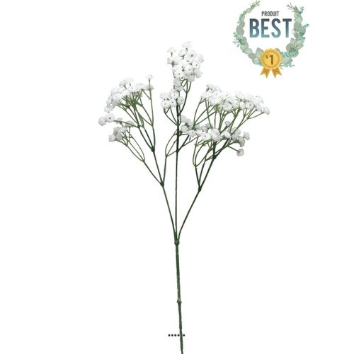 Gypsophile artificiel en branche 117 fleurs H 68 cm - BEST