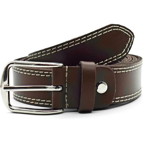 Ceinture Homme - Ceinture Homme Cuir - Boucle Ceinture Homme - Ceinture Homme Cuir Noir - Ceinture - Ceinturon Confort - Produit En Espagne - Long: 115 Mm/Grosseur: 3 Mm