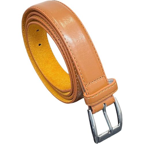 Ceinture De Pantalon Doubl¿¿E En Cuir Pour Homme, 2,5 Cm De Large, Id¿¿Ale Pour Un Usage Quotidien, Ceintures Classiques Pour Homme