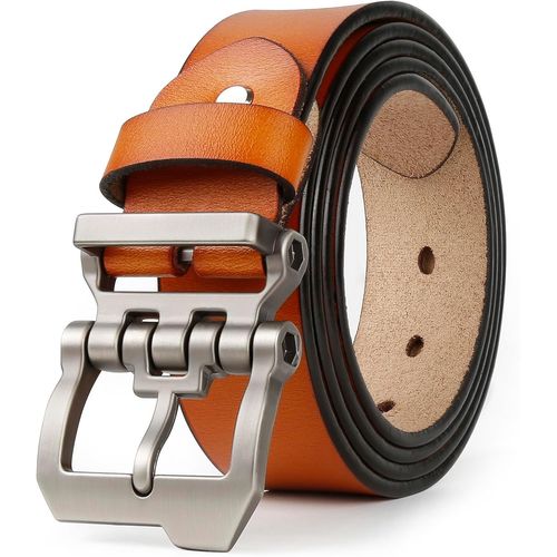 Ceinture Homme,Ceinture En Cuir Pour Hommes,Ceinture Homme Pour Jeans,Ceinture Homme Grande Taille 110cm-160cm Noir Marron 38mm