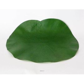 Lotus Nenuphar Sous Assiette Vert D 29 Cm Décoration