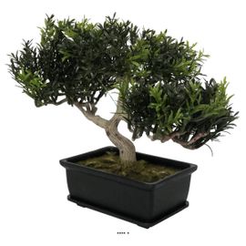 Bonsai Artificiel Arbre A The H 23 Cm 98 Feuilles
