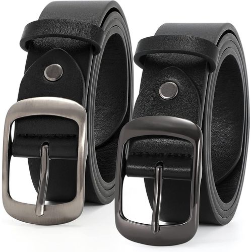 Ceinture En Cuir Pour Femme Avec Boucle Rotative En M¿¿Tal 2,8 Cm