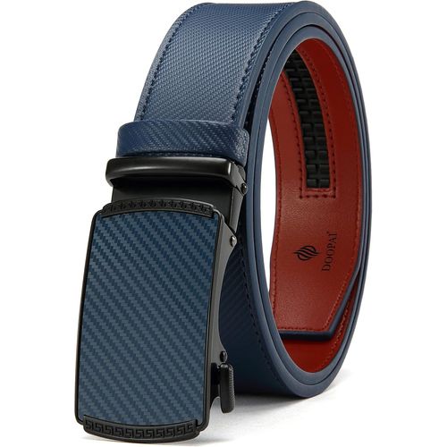 Ceinture ¿¿ Cliquet En Cuir Pour Hommes, Ceinture R¿¿Glable Avec Boucle En M¿¿Tal Pour Hommes