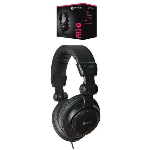 Casque SONO Audio Studio Professionnel PRO 580 NOIR, Casque Filaire 3.5mm + Adaptateur 6.35mm, Casque de Monitoring, Son Parfait