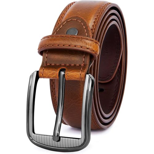 Gsg Ceinture Homme Cuir Ceinture R¿¿Glable Pour Hommes 37mm Ceinture Homme Pour Jeans, Pantalons D¿¿Contract¿¿S, Pantalons De Travail M22067