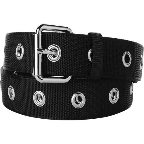 Ceinture Clout¿¿E Pour Homme Taille 100-170 Cm Ceinture En Tissu Noir Unisexe