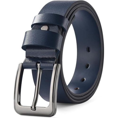 Ceinture Homme,Ceintures En Cuir Pour Homme Largeur 38 Mm,R¿¿Glable ¿¿ Ceinture Boucle Pour Travail Jeans Pantalons D¿¿Contract¿¿S