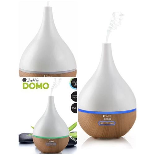 Diffuseur Vaporisateur Huiles Essentielles Parfums En Bois Leds 7 Couleurs 