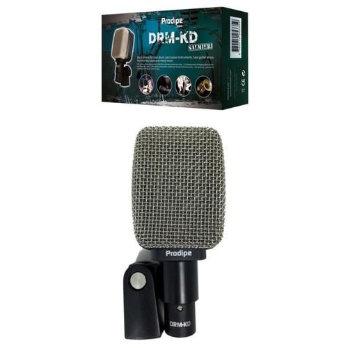 Microphone dynamique DRM-KD Vintage Micro pour percussions, amplificateur de basse, djembés, trombones, tubas Haute qualité PRO