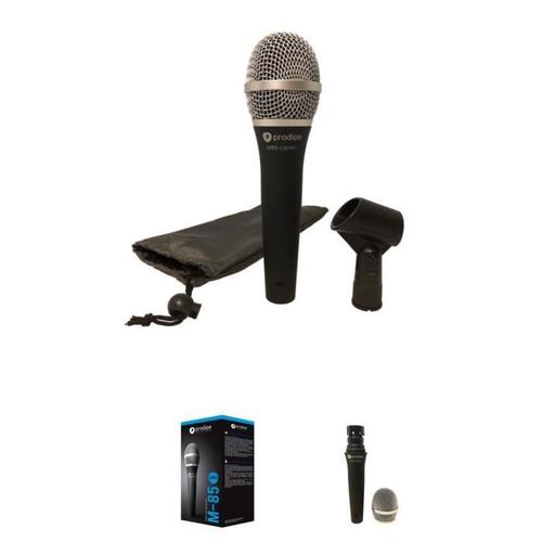 Microphone PRO M85-LANEN dynamique cardioïdes Pour Party Karaoké PRO Chant Studio Scène + Pince et housse de protection