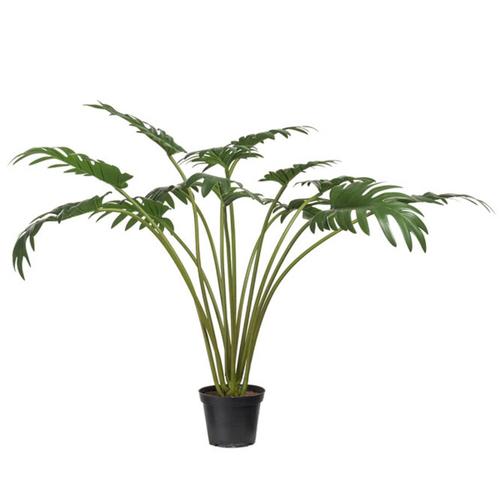 Philodendron Artificiel En Pot, H 65 Cm, D 86 Cm
