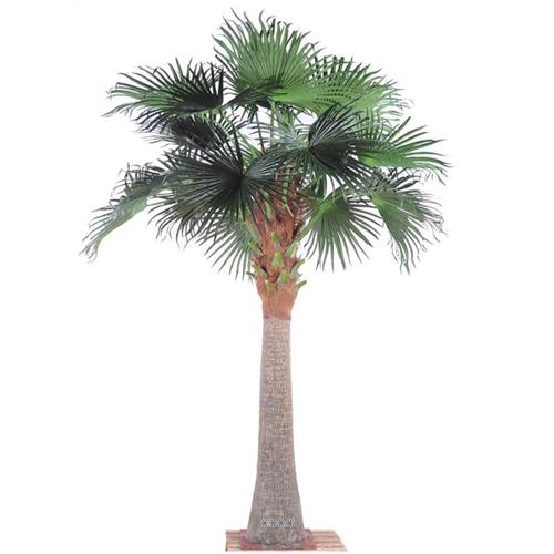 Palmier Chamaerops Washingtonia Artificiel H 380 Cm Sur Platine