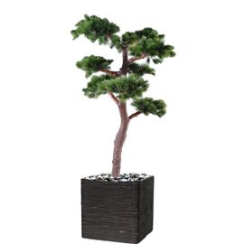 Bonsaï Pin Artificiel H 220 Cm D 120 Cm En Pot Anti-Uv