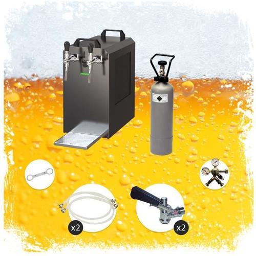 Tireuse a biere - STREAM 80 machine a biere, pompe a biere 2 lignes, 90 l-h, plat, coupleur combiné