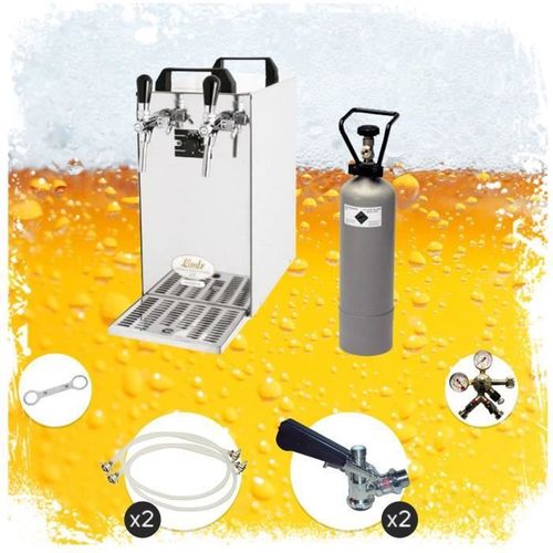 Tireuse a biere - Kontakt 40 machine a biere, pompe a biere 2 lignes, 50 l-h, professionnelle, sans, tête de robinet : KeyKeg