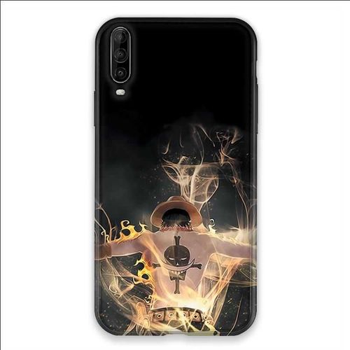 Coque Pour Wiko View 4 Manga One Piece Ace Noir