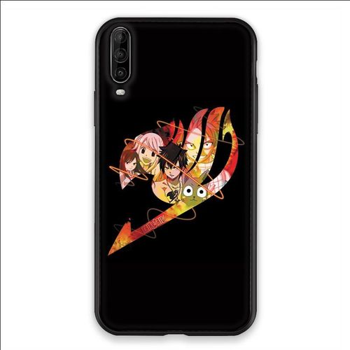 Coque Pour Wiko View 4 Manga Fairy Tail Logo Noir