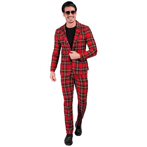 Costume Imprimé Tartan Ecossais Adulte - Taille: L