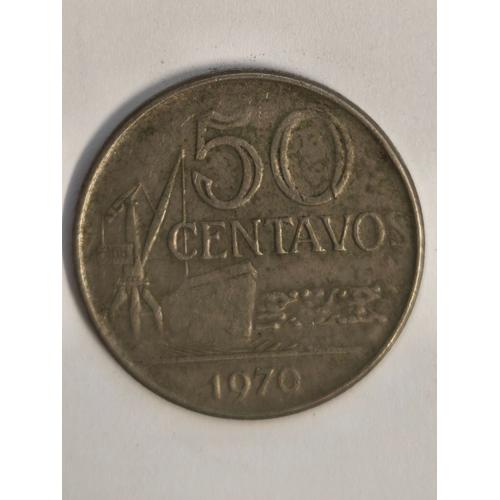 Monnaie Bresil 50 Centavos 1970