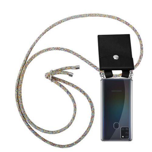 Coque Bandoulière Pour Samsung Galaxy A21s Housse Necklace Etui Protection