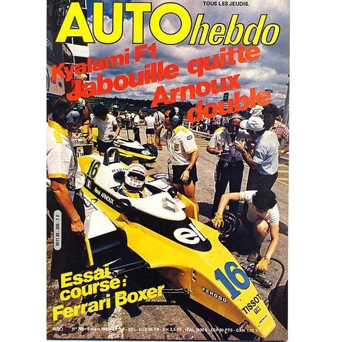 Auto Hebdo N° 205 : Kyalami F1