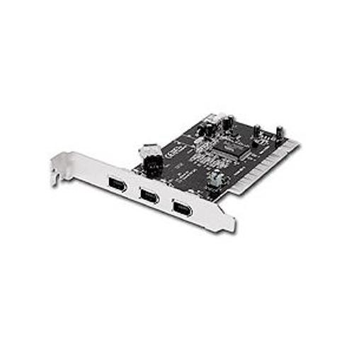 Connectland - CARTE-1394-PCI-3+1P - Carte PCI FIREWIRE IEEE 1394a 3+1 ports 6 broches