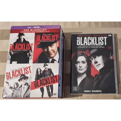 Coffret 29 Dvd Série Blacklist Intégrale Des Saisons 1 À 5 - James Spader - Sony