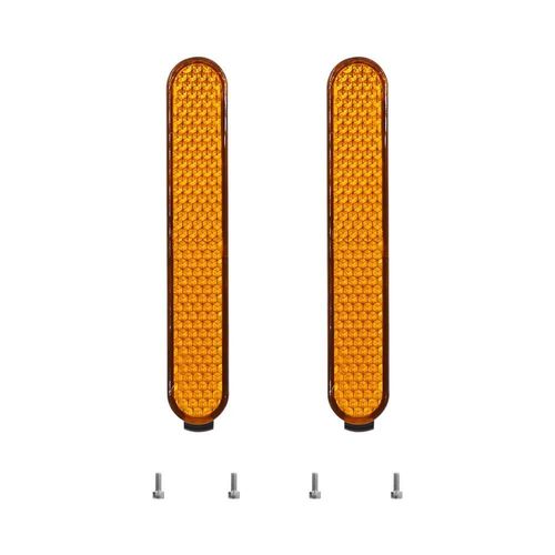 Couverture De Roue De Scooter Électrique, Coque De Protection, Décoration De Sécurité Nocturne, Pièces De Rechange, Sangle De Coulée Latérale Pour Xiaomi Pro2 1s M365 Ata 3-Yellow