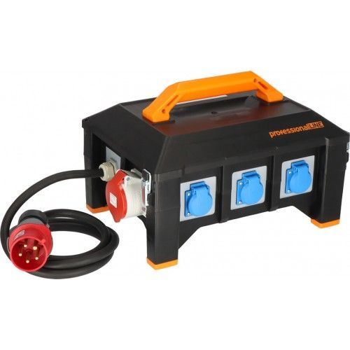 Coffret de chantier avec arrêt d'urgence - CC 3T4M/32/AU BRENNENSTUHL