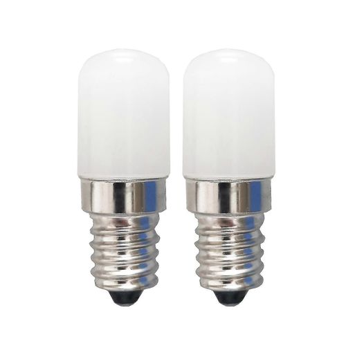 Ampoule de réfrigérateur, lumière de réfrigérateur LED, équivalent incandescent, non dimmable, petite ampoule LED pour hotte de cuisine, réfrigérateur (2pcs)