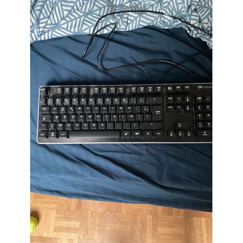 COUGAR Gaming Clavier Gaming Core Hybrid MECANIQUE 8 LED Colors Noir AZERTY