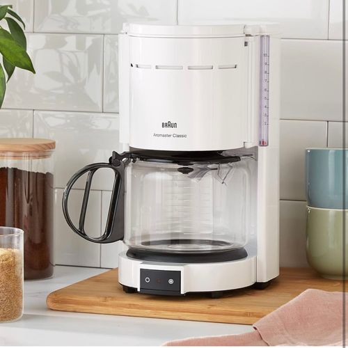 Braun KF47/1 Cafetière Filtre Acier Blanc 1000 W
