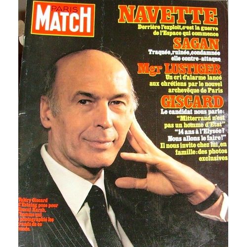 Paris Match  N° 1665 : 04-1981 Giscard/Bernard Pivot/Dorothee/Denise Fabre/Gerard Depardieu/Veronique Jannot/Jp Beltoise/Gerard Lanvin/Agnes Soral/Francoise Sagan