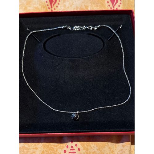 Collier Charles Jourdan Argent Avec Perle.