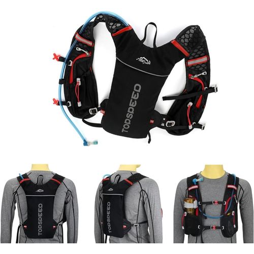 Sac À Dos D'hydratation,Sac À Dos De Course Léger, Grande Capacité,Sac Trail Running Pour Marathon Cyclisme, Randonnée, Running Et Des Sport De Plein Air(Q262)