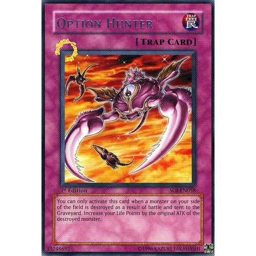 Chasseur D Opportunitè En Fr 1 Ere Ed Soi-Fr058 Carte Piege Rare