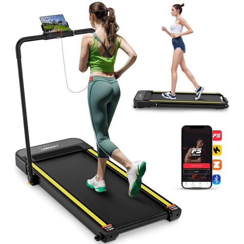 Tapis De Course,Tapis Roulant Électrique Pliable 2 En 1,Bluetooth Walking Pad,12 Km/H,2,5 Cv,Surface De Course De 44 Cm,Capacité De 135 Kg,Compatible Avec Zwift,Kinomap,Et Fitshow